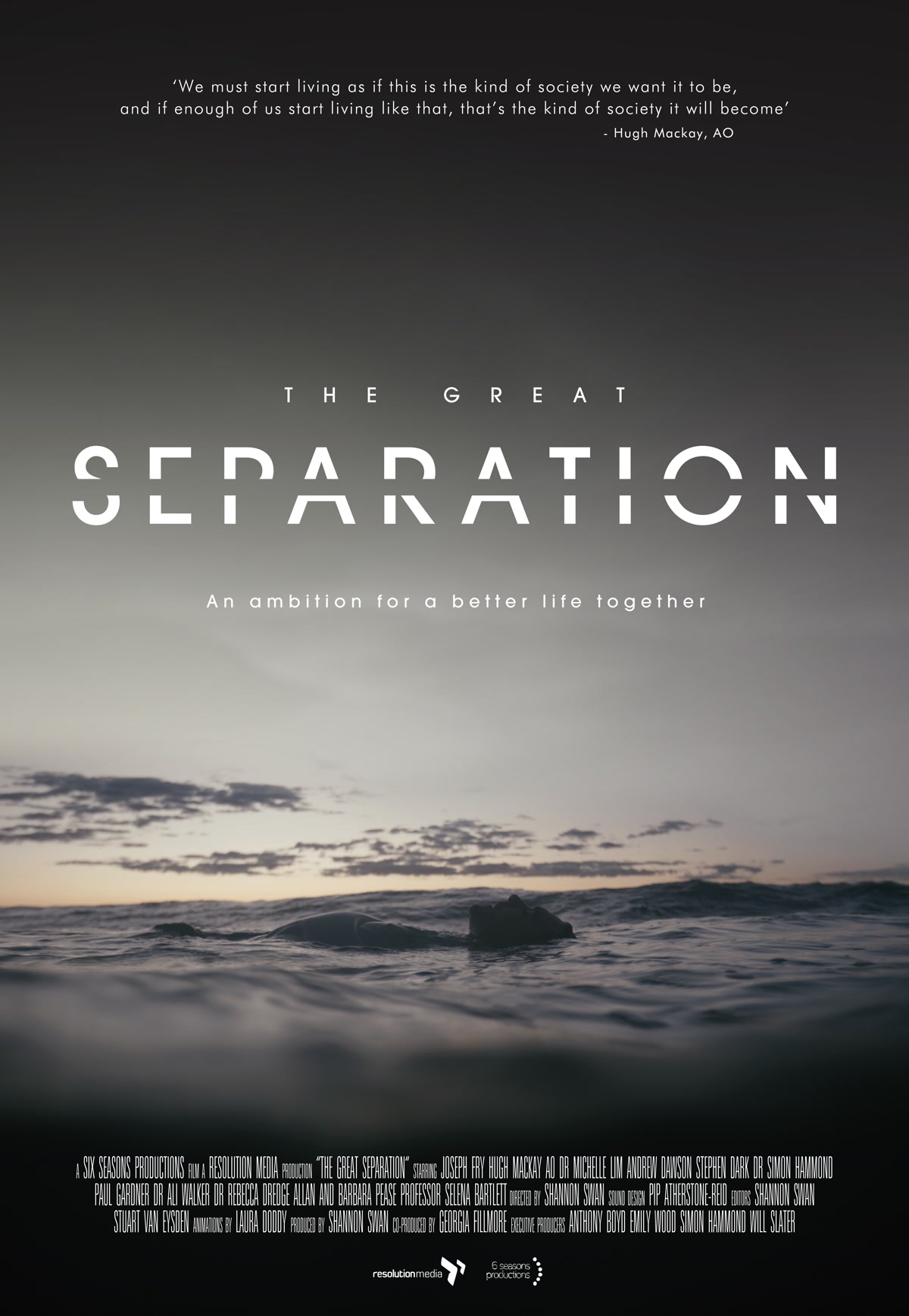 Poster for 'The Great Separation'